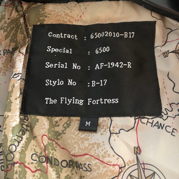 Men's Black Lambskin Leather Bomber Jacket - Picture 5 of 6